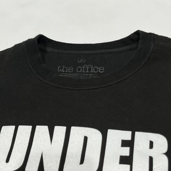 The Office Dunder Mifflin Inc Paper Company Black Crewneck Sweater Size Small - Picture 9 of 14
